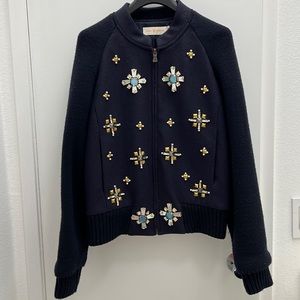 Tory Burch Jacket Navy Size 8 Gorgeous!!!